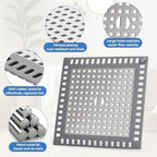 2Pcs Shower Drain Hair Catcher, 4.72" Shower Drain Cover, All-in-One Universal - Image 6