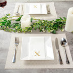 Luxenap 15.8 X 7.9 Inch Linen-Feel Guest Towels, 2000 Lettered Hand Towels - Image 4