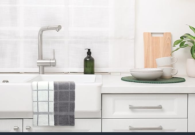 100% Cotton Terry Dish Towels, 4 Pack 16 x26 Inches, Super Soft and Absorbent - Image 6