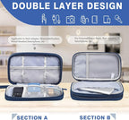 Electronic Bag Travel Cable Accessories Bag Waterproof Double Layer Electronics - Image 7