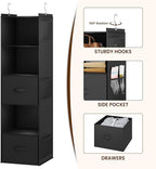 YOUDENOVA Hanging Closet Organizer, 5 Tier Hanging Closet Shelves - Image 4
