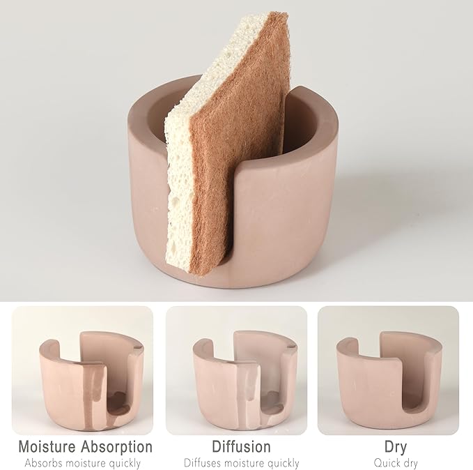 Sponge Holder for Kitchen Sink and Sponge - Image 8