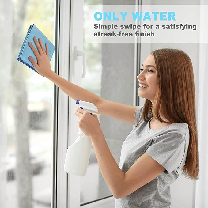 Longmann Window Cleaning Cloth, Glass Cloth, Cleaning Cloth, Streaks Schatches - Image 4