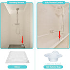 25 Pack Disposable Shower Drain Hair Catcher Mesh Stickers - Image 5