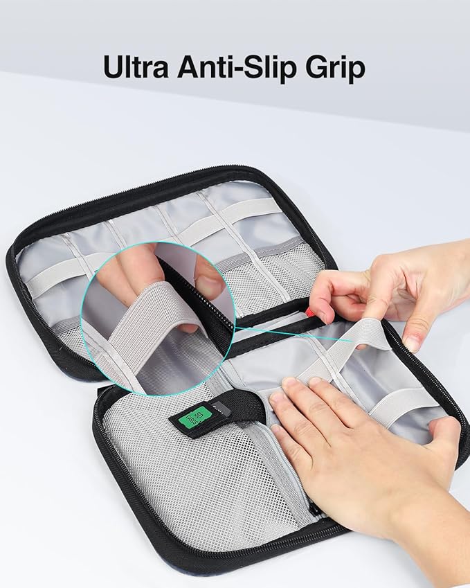 Luxtude Cable Organizer Bag, Travel Cord Organizer Bag, Electronic Organizer - Image 4