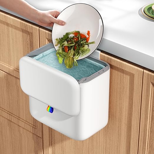 Compost Bin Kitchen for Countertop or Under Sink, 2.6 Gallon Hanging Small by Unknown