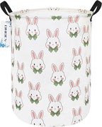 Round waterproof laundry basket, foldable storage basket, laundry Hampers by ONOEV