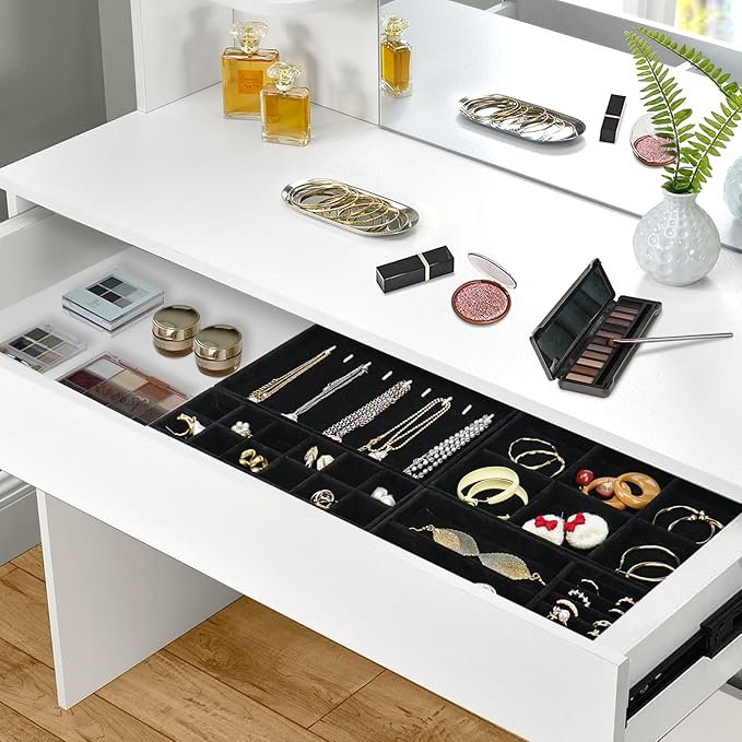 Cirhy 4 Stackable Jewelry Trays Organizer Set - Image 7