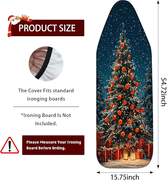 Nuxovilar Ironing Board Covers Winter Tree - Image 3