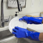 2 Pairs Rubber Household Cleaning Gloves - Image 2