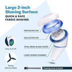 Fuzz Free Electric Fabric Shaver, Rechargeable Lint Remover, Fuzz Pill Clothing - Image 2