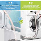 2 Pieces Dryer Vent Cleaner Kit Dryer Lint Brush Vacuum Hose Attachment Brush - Image 7