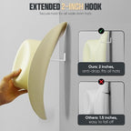 Modern JP Adhesive Hat Hooks for Wall - Image 2