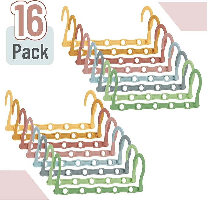 Mr. Pen- Space Saving Hangers for Clothes, Pastel Colors, Plastic Multi Clothes - Image 2