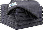 HOMEXCEL Grey Microfiber Cleaning Cloth 6 Pack, 12.5 x 12.5 inch Microfiber by HOMEXCEL