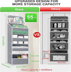 2 Pack Over the Door Organizer - Image 3