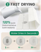 Stone Drying Mat for Kitchen Counter, Collapsible and Super Absorbent Dish - Image 2