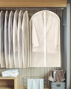 Clear Garment Bags for Hanging Clothes 12 Packs Suit Bags for Closet Storage - Image 7