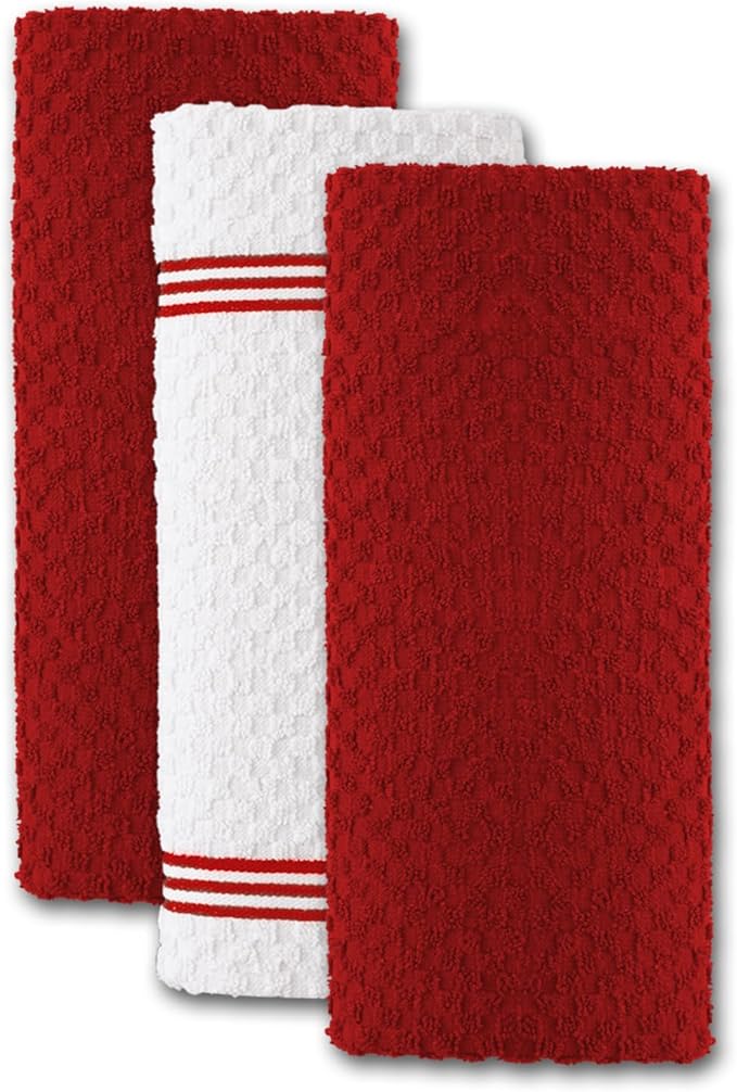 Infinitee Xclusives Premium Kitchen Towels – Pack of 3, 100% Cotton |15 x 25| - Image 8