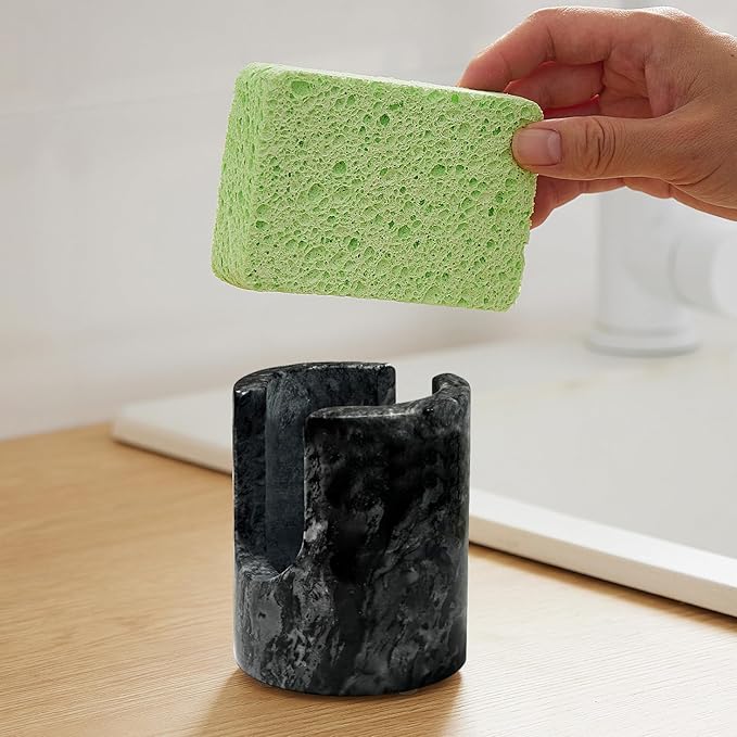 Marble Sponge Holder Sink Sponge Caddy - Image 5
