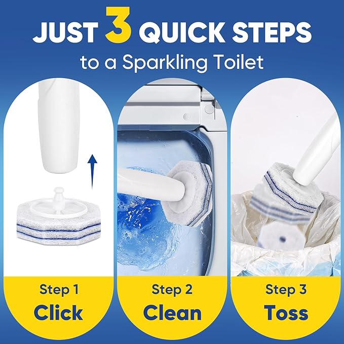 90Ct Aromative Toilet Brush Refills, Toilet Bowl Cleaner Refills, Double-Layer - Image 6