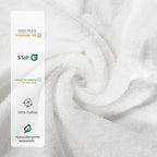 SEMAXE White Bath Towel Set, 100% Cotton Bathroom Towels - Image 3