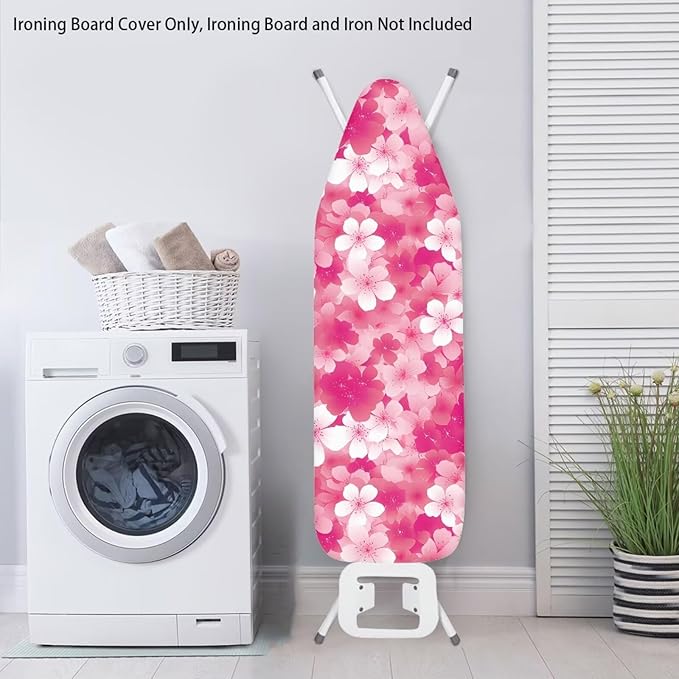 Cherry Blossom Ironing Board Cover, Soft Stain Resistant Ironing Board Protrctor - Image 3