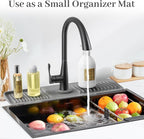 PoYang 17.7 Inch Faucet Mat for Kitchen Sink Splash Guard Behind Faucet - Image 7