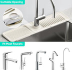 24'' Faucet Mat for Kitchen Sink Faucet Mat Kitchen Sink Splash Guard Silicone - Image 5