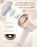 Fabric Shaver Fuzz Remover Rechargeable, HOMEASY Electric Lint Remover Shaver - Image 3