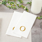 Luxenap 15.8 X 7.9 Inch Linen-Feel Guest Towels, 2000 Lettered Hand Towels - Image 6