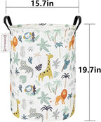 QUEENLALA Large Storage Basket, Laundry Hamper/Bathroom/Home Decor/Collapsible - Image 2