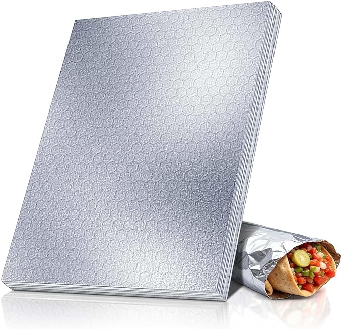 ANGEL’S PEEL LOUNGE Heavy Duty Aluminum Foil Sheets — Large Precut Non Stick by AngelsPeelLounge