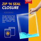 5 Gallon X-Large Storage Bags, Resealable Zip & Lock Top - Image 3