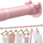 Closet Rods for Hanging Clothes, 17 to 69 Inches Stepless Adjustable Metal by Supforce