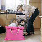Cotton Canvas Laundry Bag with Handles & Drawstring Straps, Heavy Duty Extra - Image 6