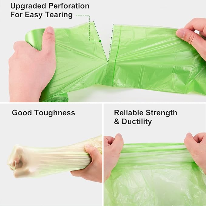 Small Trash Bags 4-6 Gallon, Inwaysin 200 Count Biodegradable Trash Bags 4 - Image 3