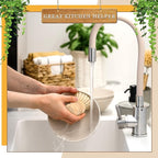 12 Pcs Bamboo Dish Brush, Wooden Scrubber Sisal Bristle Kitchen Wood Brushes - Image 5