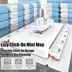 Snap Grip Mini Mop, Clever Zero Touch Cloth Changing Mini Mops, 39 Inch - Image 2