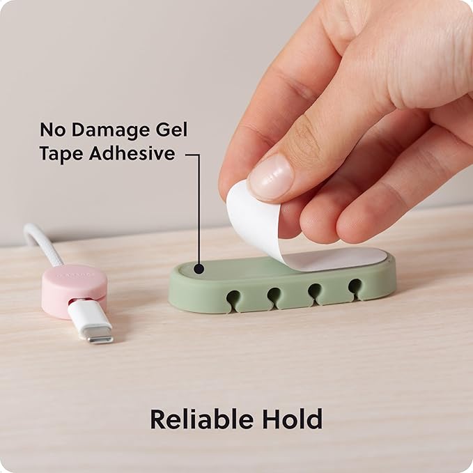 U Brands Adhesive Cord Organizers, Office Desk Accessories, Office Supplies - Image 3