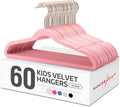 HOUSE DAY Velvet Kids Hangers 60 Pack, Premium Childrens Hangers by HOUSEDAY
