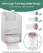 Bag Saver - Extra Large 2 in 1 Plastic Bag Holder Storage, Durable Mesh Grocery - Image 3