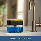 S&T INC. Dish Soap Dispenser and Sponge Holder - Image 5