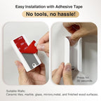 Electric Toothbrush Holder for Bathroom, Wall-Mounted Toothbrush Stand - Image 9