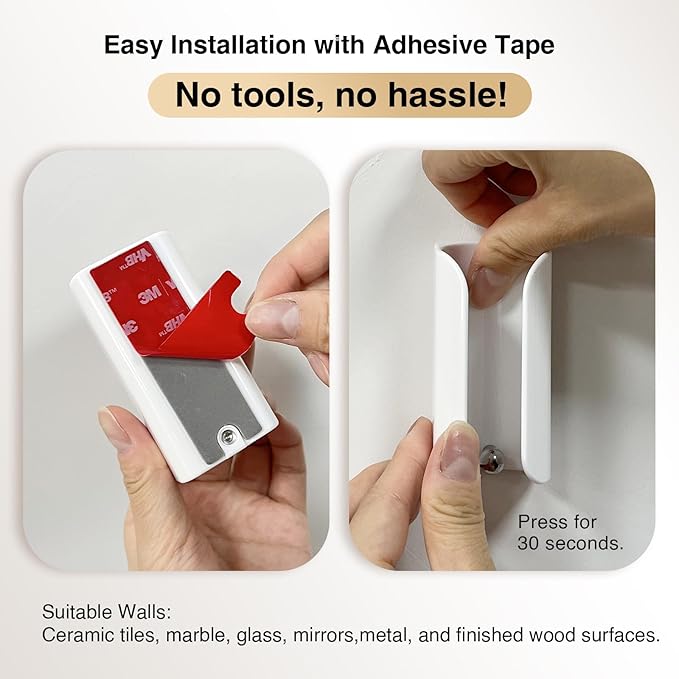 Electric Toothbrush Holder for Bathroom, Wall-Mounted Toothbrush Stand - Image 9