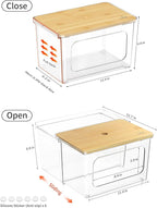Trash Bag Dispenser Under Sink Organizer, 2-in-1 Acrylic Trash Bags Holder - Image 2