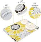 Super Absorbent Dish Drying Mat, Microfiber Fast-Drying Dish Mat, Kitchen Dish - Image 4