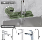 WAFT YEARN 14X5 Inch Silicone Durable Faucet Mat Kitchen Sink Splash Guard - Image 4