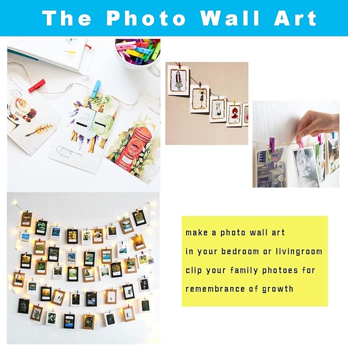 1.35 Inch Mini ClothesPins for Photo【100 Pcs】 - Image 8
