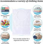 2Pcs Bag Over the Door Hamper Large Hanging Mesh Hamper - Image 6
